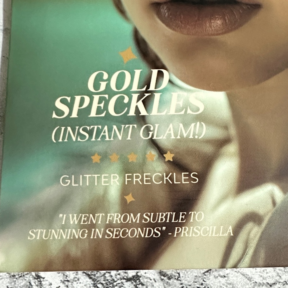 Fazit Gold Glitter Freckle Makeup Patches - Picture 10 of 11